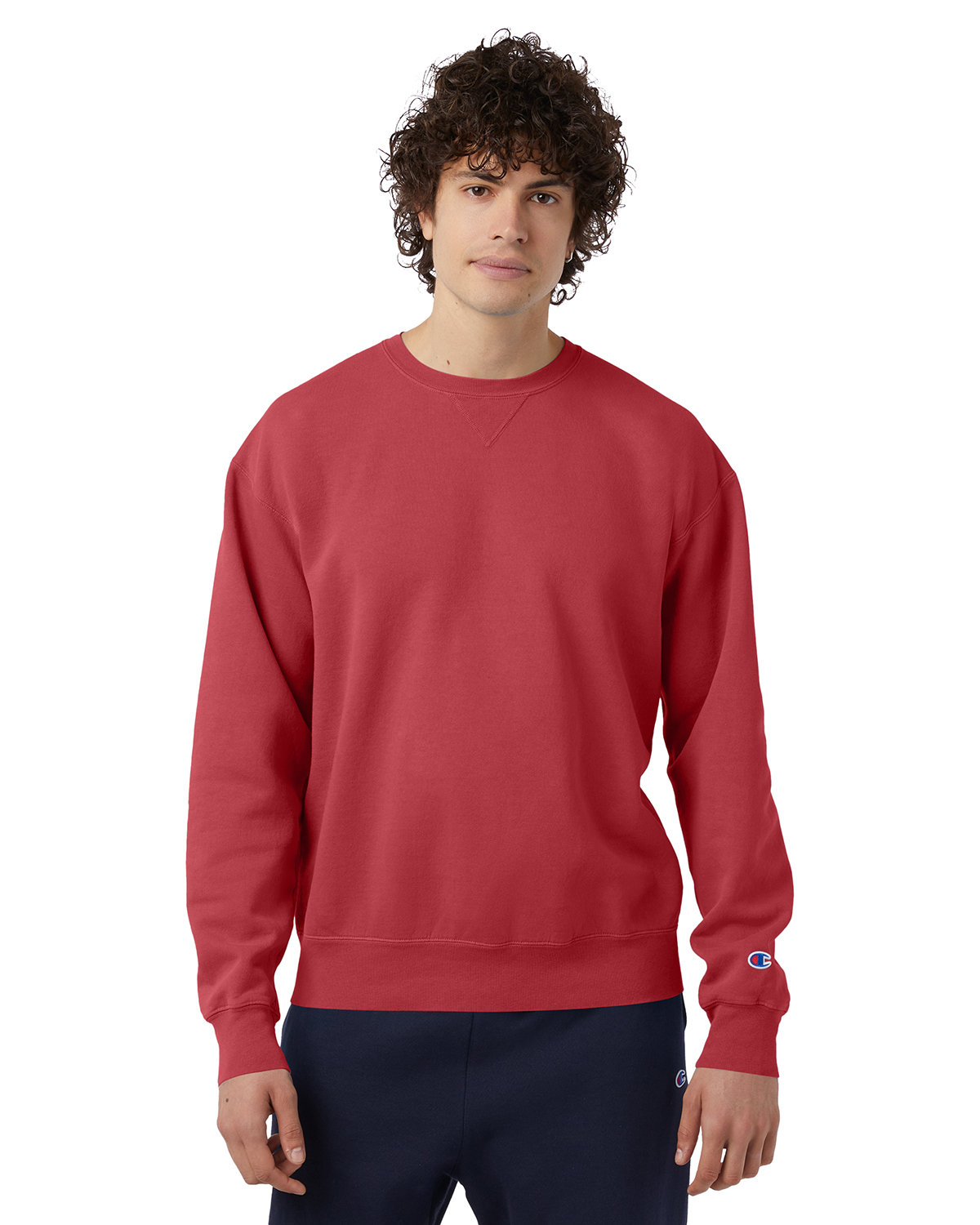 Unisex Garment Dyed Sweatshirt-Champion