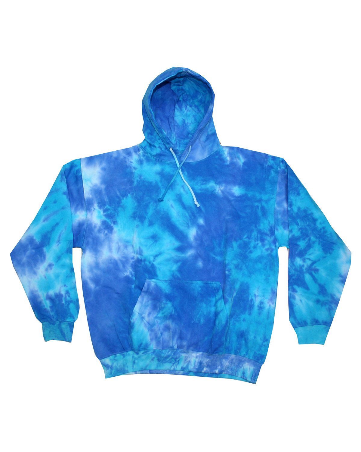 Adult Tie-Dyed Pullover Hooded Sweatshirt-Tie&#45;Dye