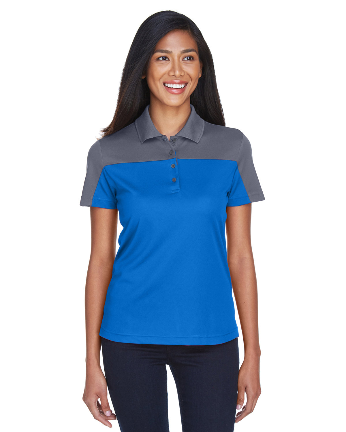 Ladies Balance Colorblock Performance Pique Polo-CORE365