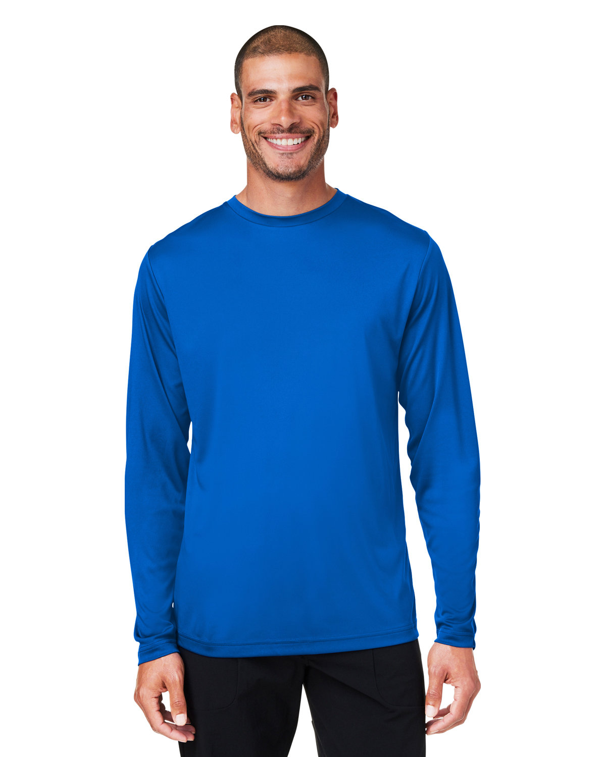 Unisex Capital Long-Sleeve Performance T-Shirt-CORE365