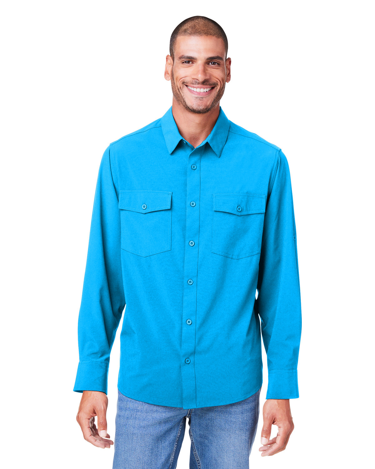 Mens Ultra Uvp® Long-Sleeve Marina Shirt-CORE365