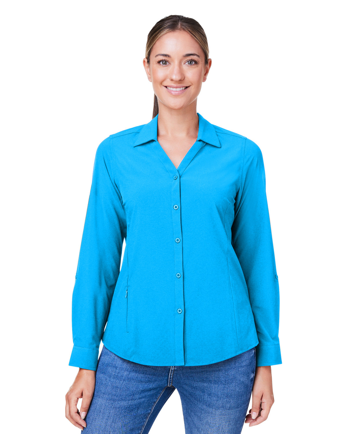 Ladies Ultra Uvp® Long-Sleeve Marina Shirt-CORE365