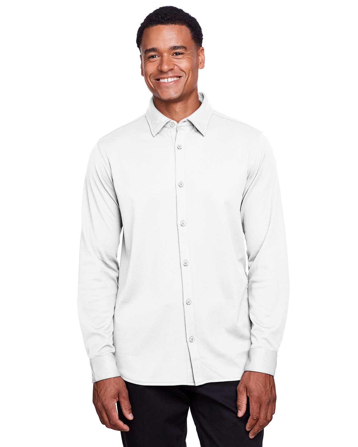 Crownlux Performance® Mens Plaited Button-Down-Devon &#38; Jones