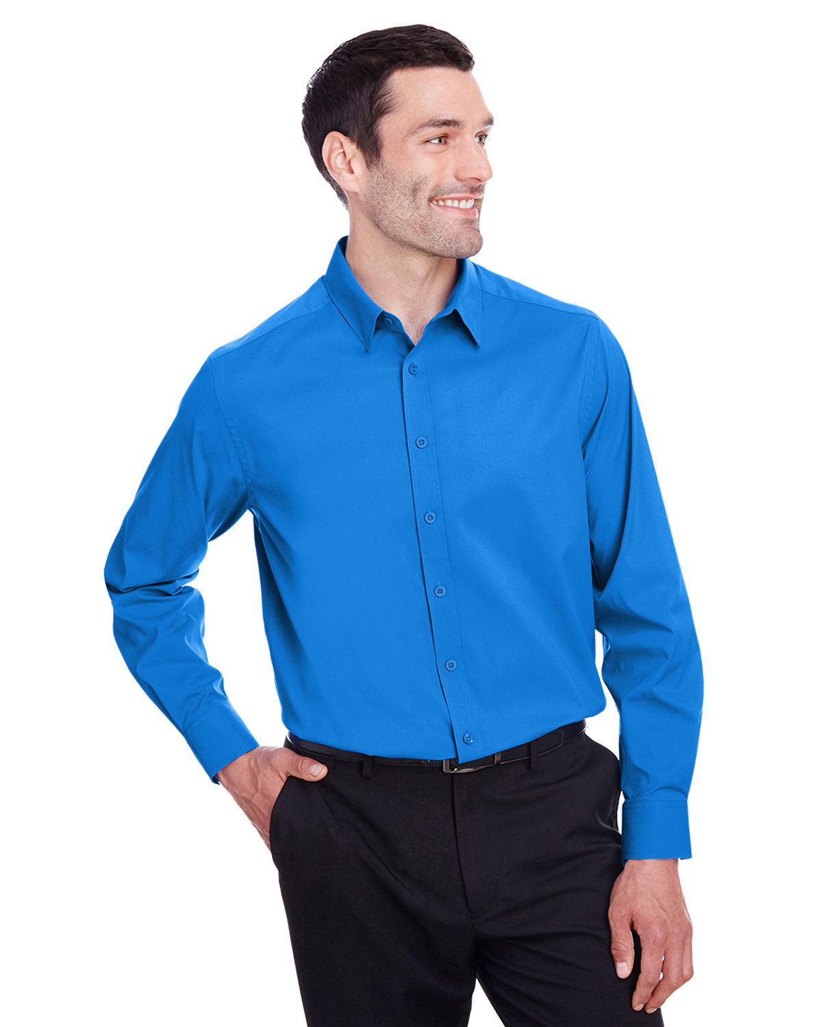 Crownlux Performance® Mens Stretch Woven Shirt-