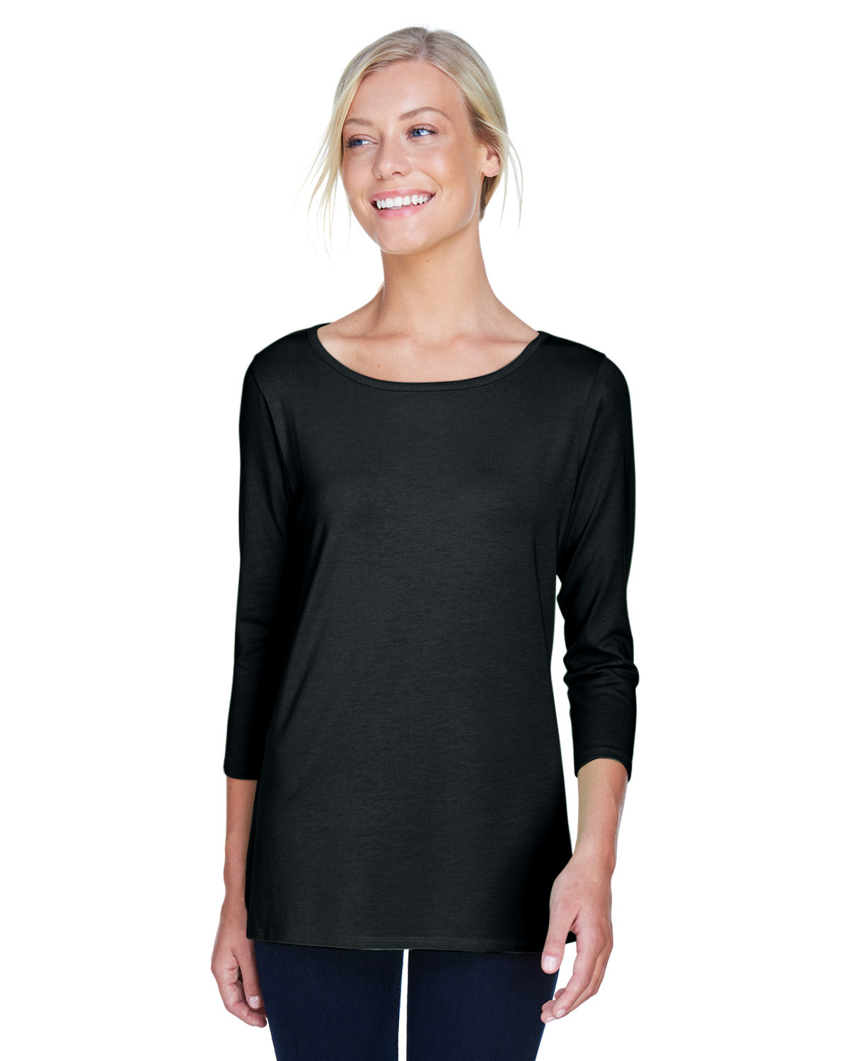 Ladies Perfect Fit™ Ballet Bracelet-Length Knit Top-Devon &#38; Jones