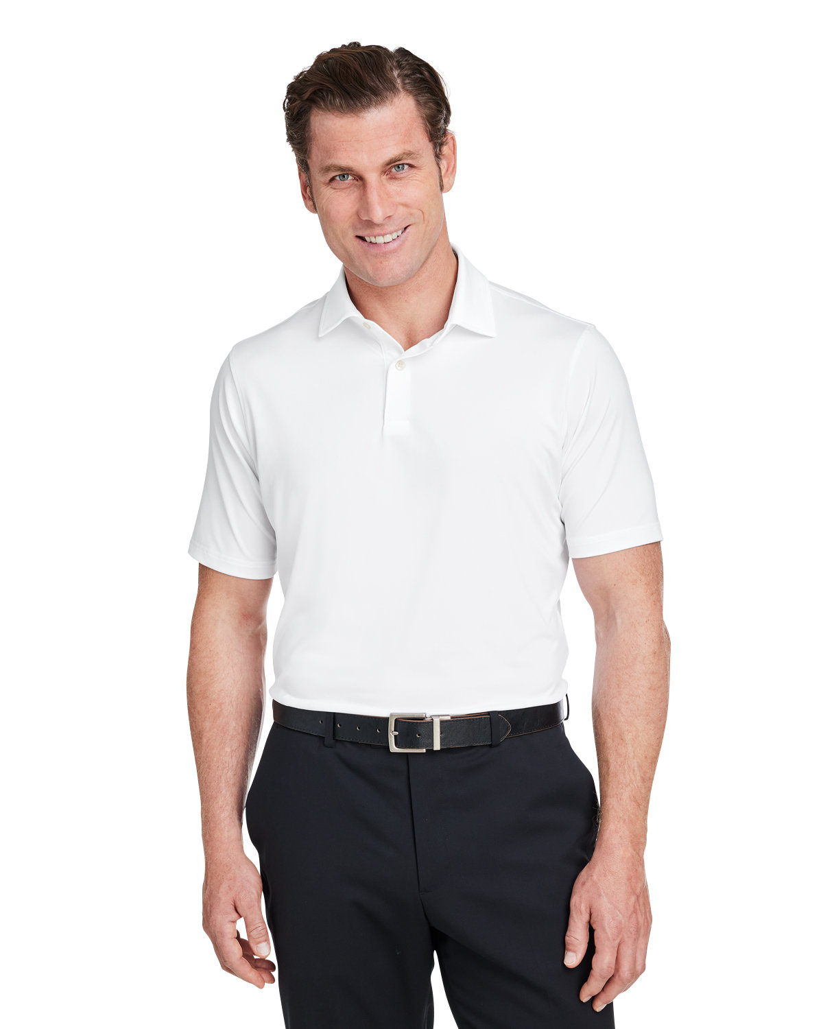 Mens Usa Made Tournament Solid Tech Polo-Fairway &#38; Greene