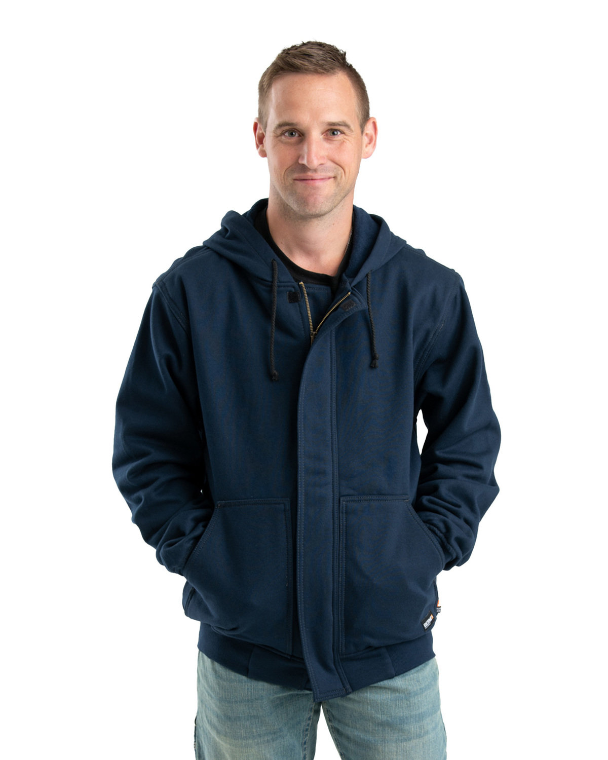 Mens Tall Flame-Resistant Hooded Sweatshirt-Berne