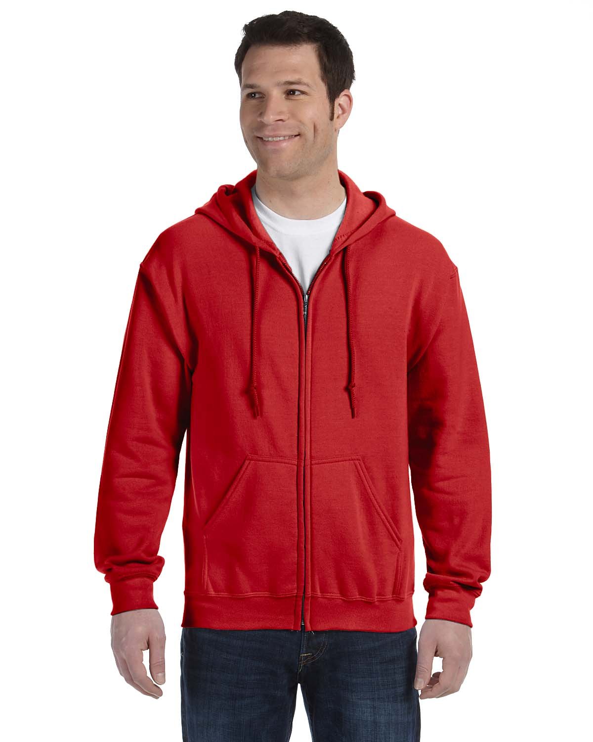 Gildan Adult Heavy Blend 8 oz. 50/50 Cotton Polyester Full-Zip Hood G186 S-5XL