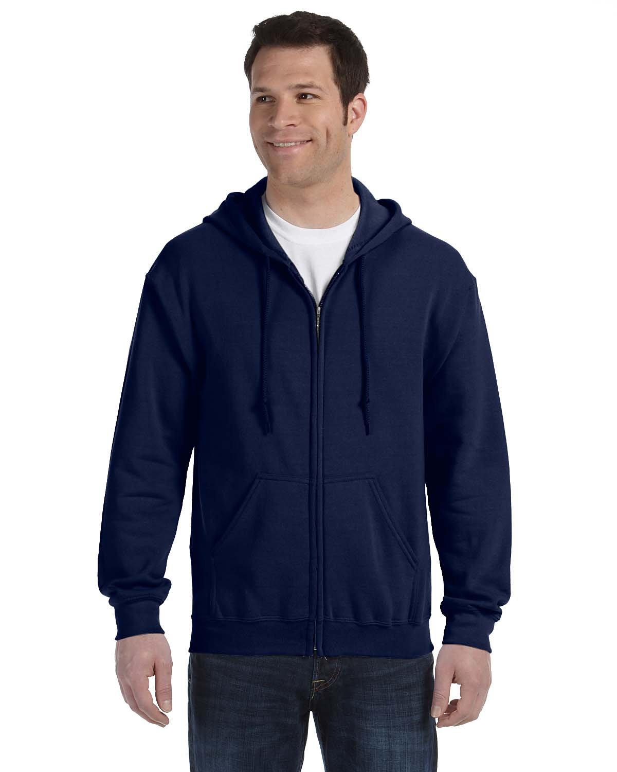 Gildan Adult Heavy Blend 8 oz. 50/50 Cotton Polyester Full-Zip Hood G186 S-5XL