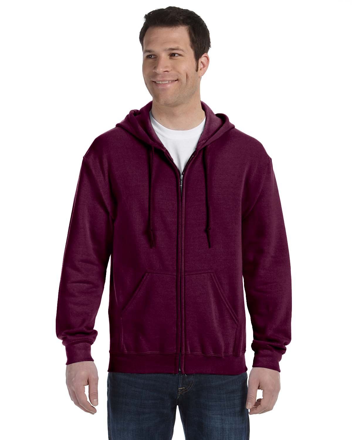 Gildan Adult Heavy Blend 8 oz. 50/50 Cotton Polyester Full-Zip Hood G186 S-5XL