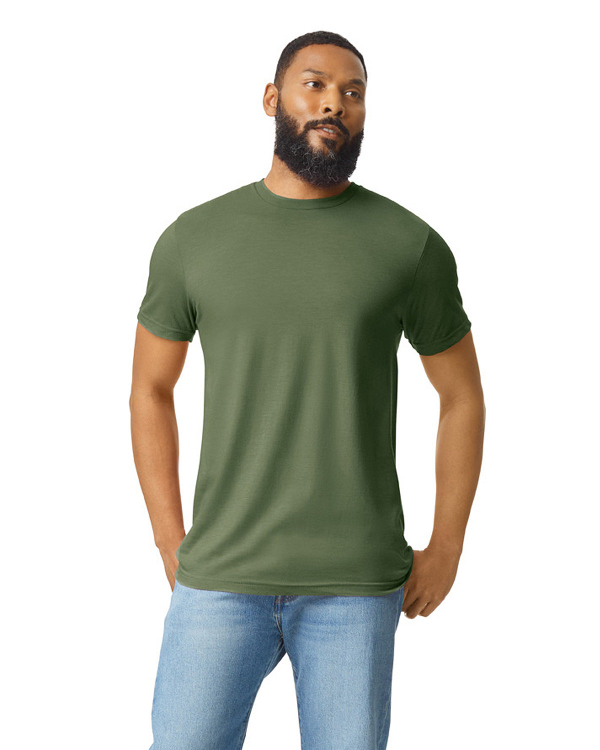 Gildan Men's T-Shirt - Green - L