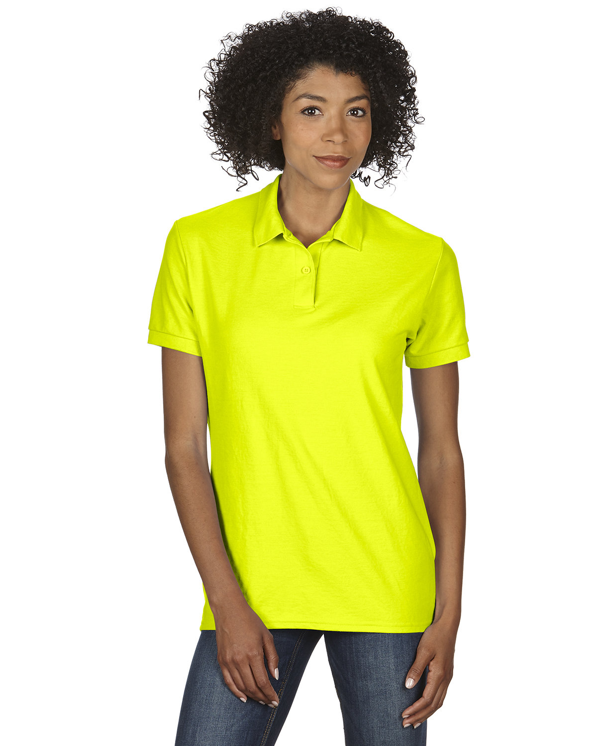 Ladies Double Pique Polo-Gildan