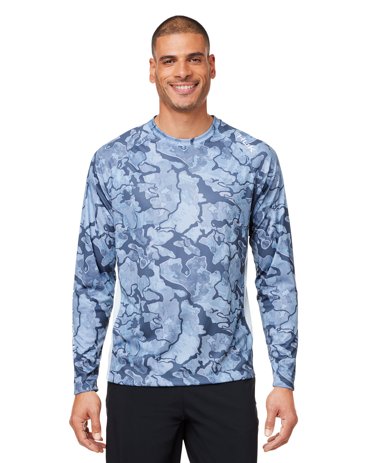 Mens Lopro Camo Long-Sleeve T-Shirt-HUK