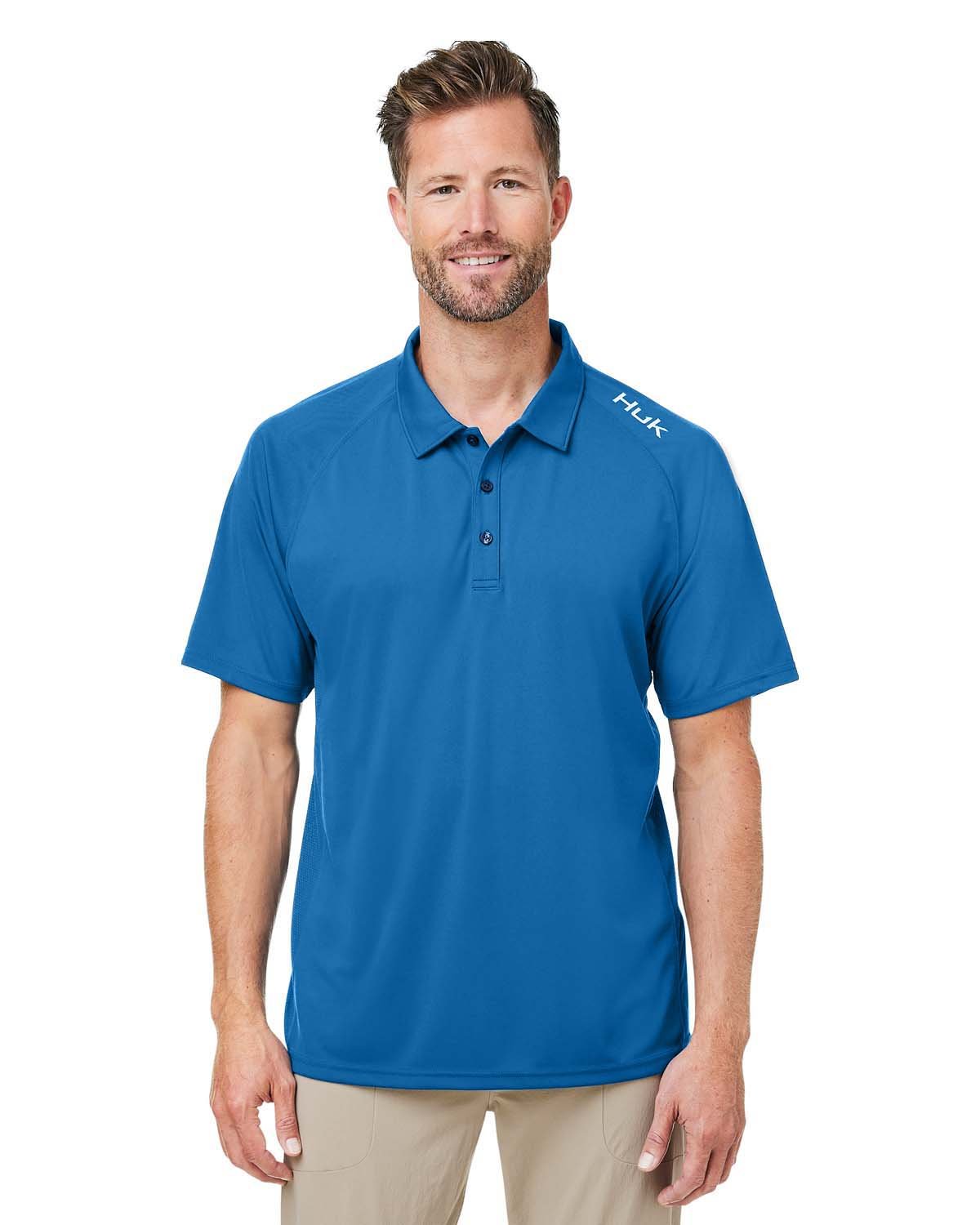 Mens Lopro Solid Performance Polo-HUK