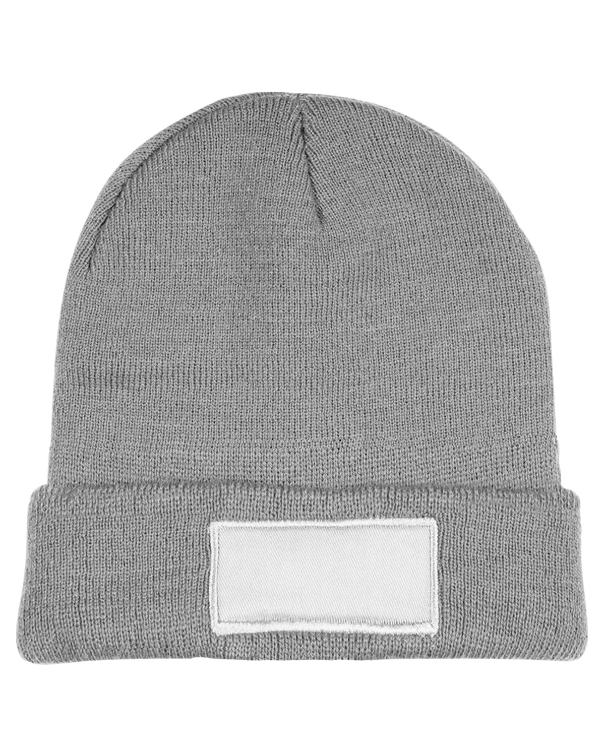 Knit Beanie With Patch-Prime Line