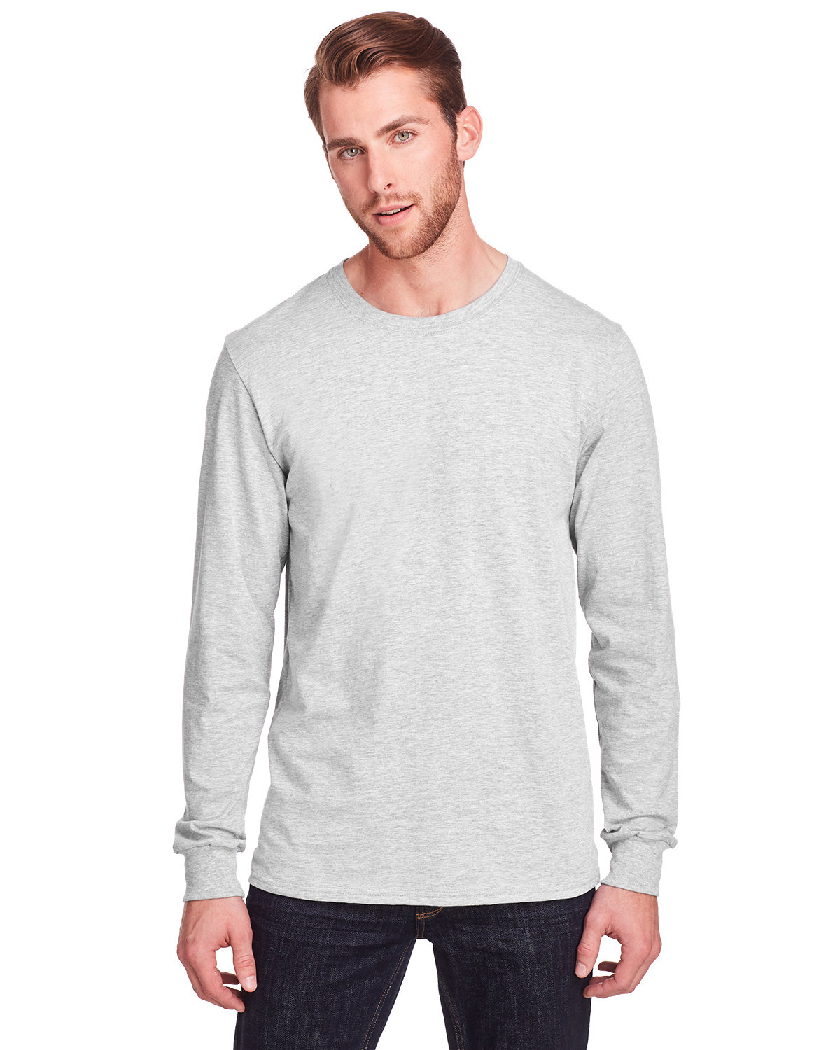 Adult Iconic™ Long Sleeve T-Shirt-Fruit of the Loom