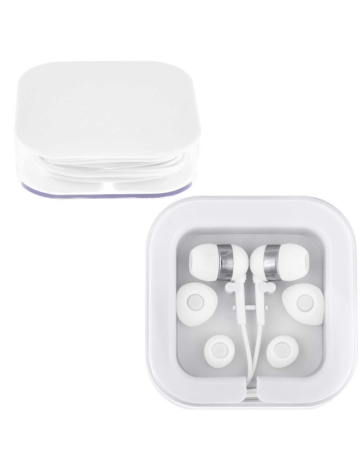 Earbuds In Square Case-Prime Line