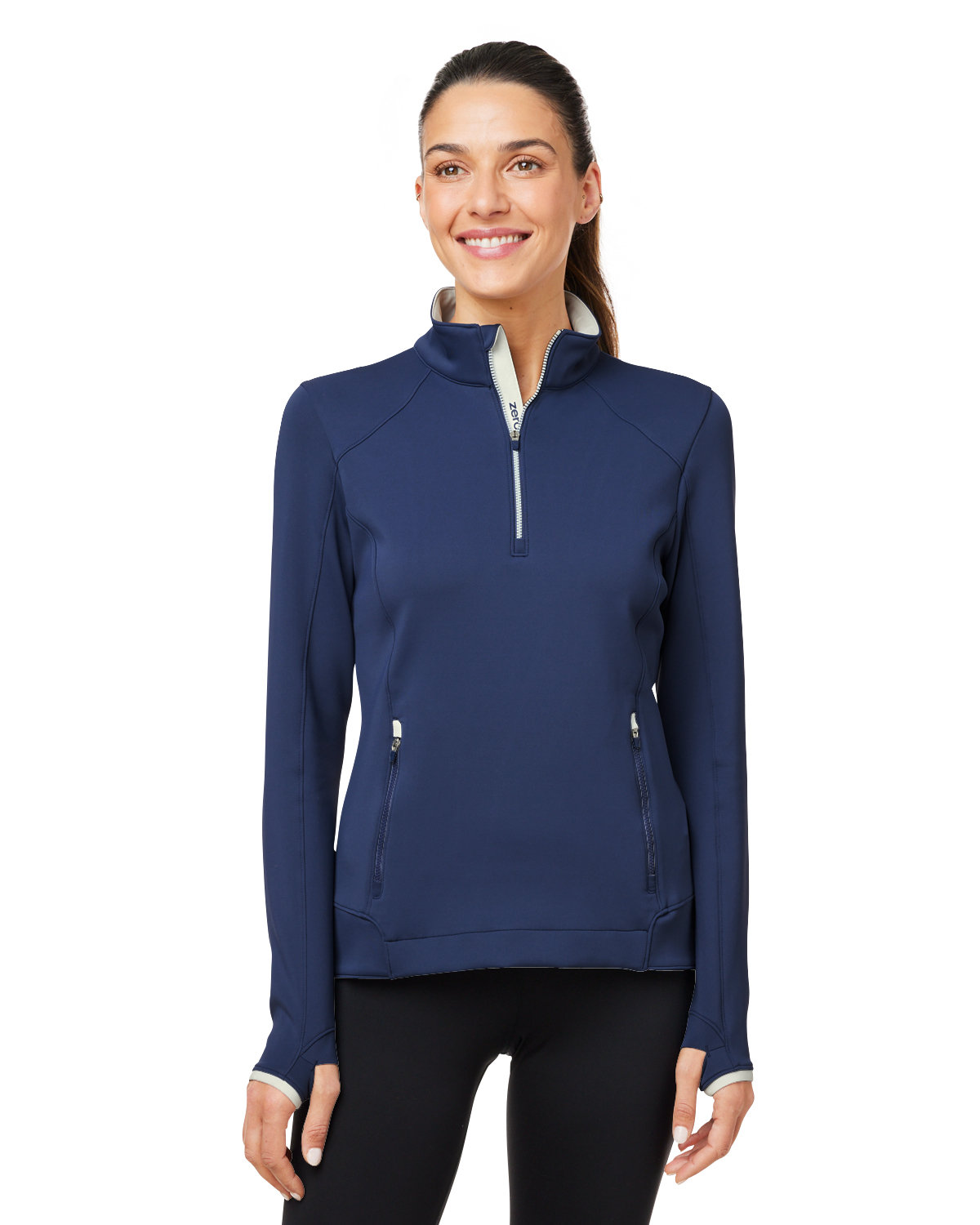 Ladies Sofia Quarter-Zip Pullover-Zero Restriction