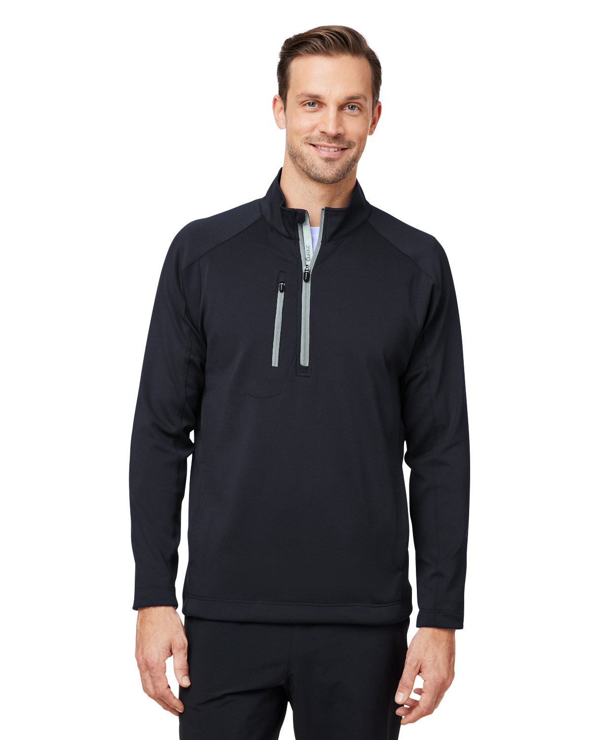 Mens Quarter-Zip Pullover-Zero Restriction