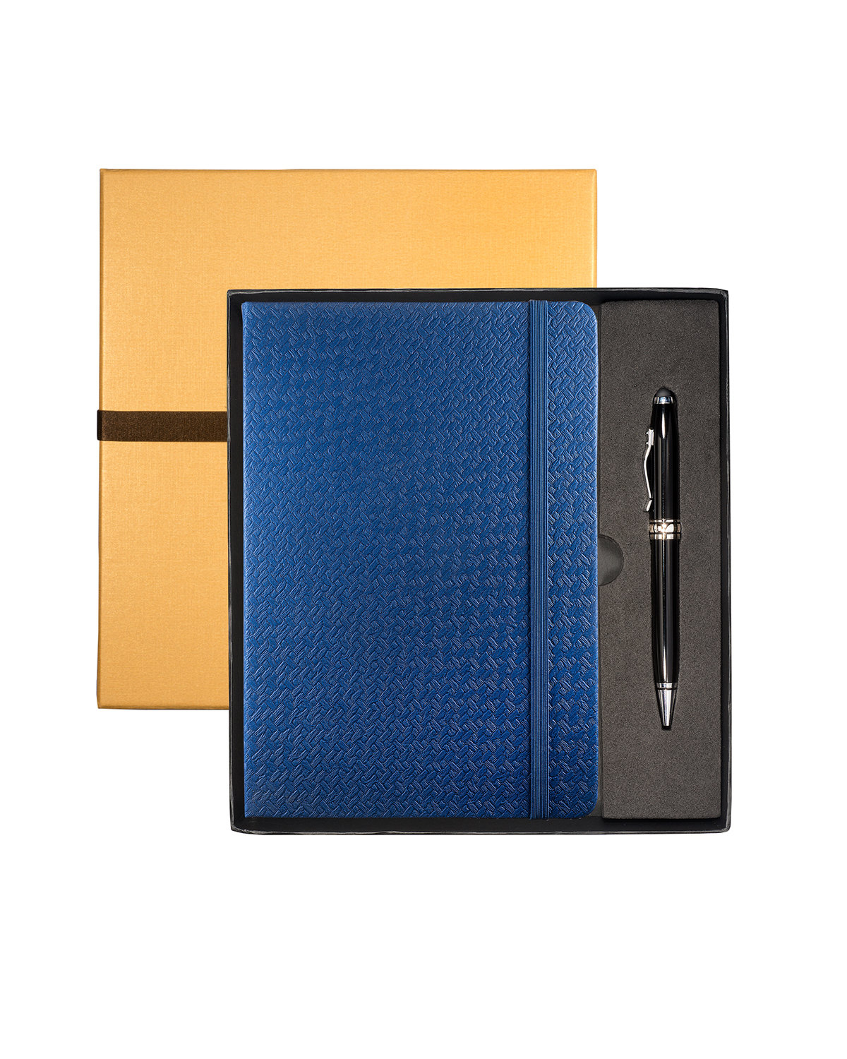 Tuscany&#8482; Textured Journal And Executive Stylus Pen Set-Leeman