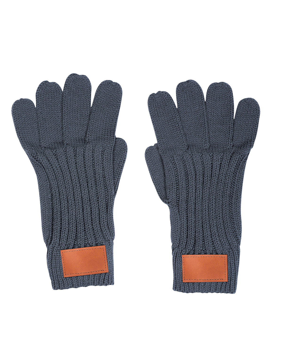 Rib Knit Gloves-Leeman