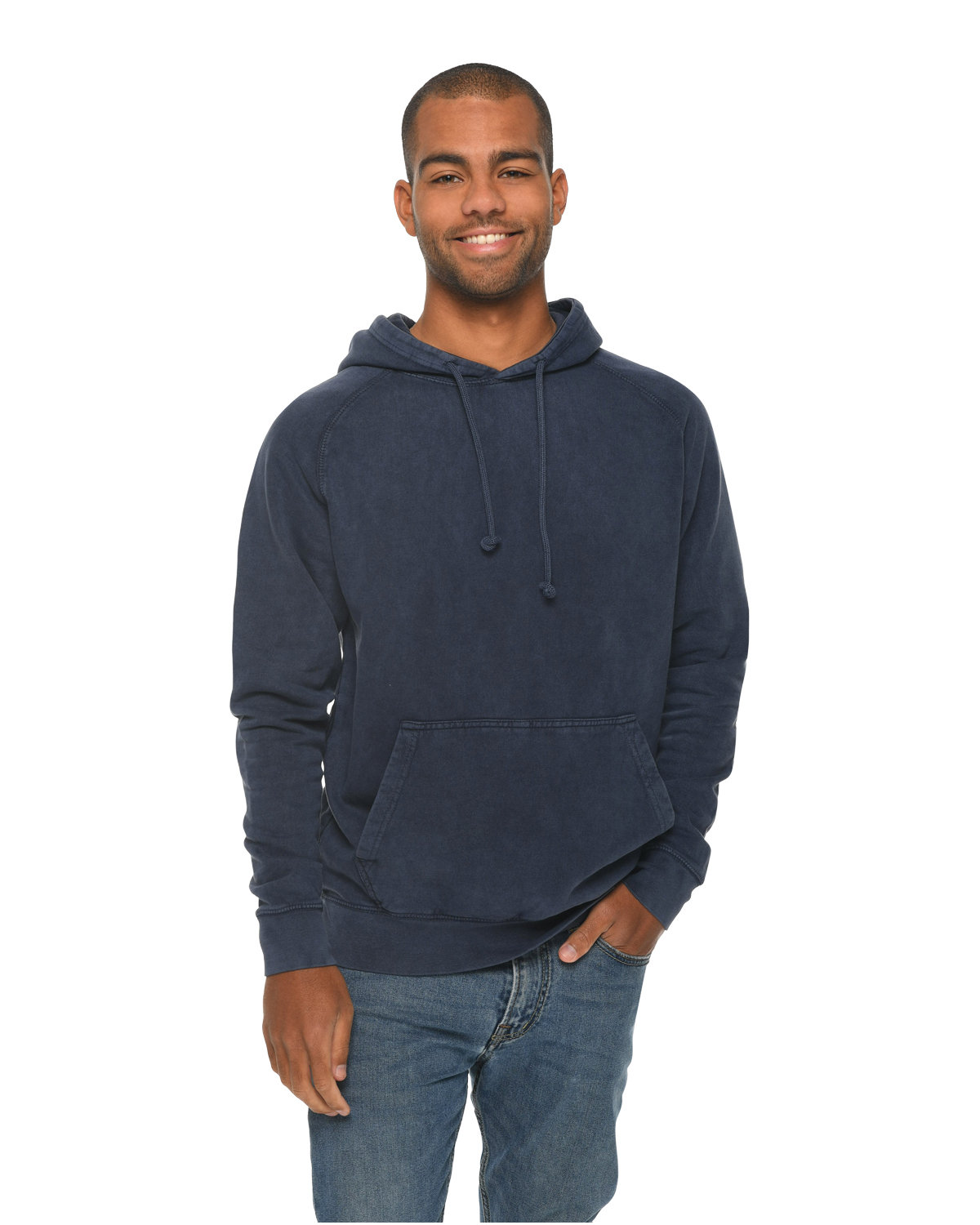 Unisex Vintage Raglan Hooded Sweatshirt-Lane Seven