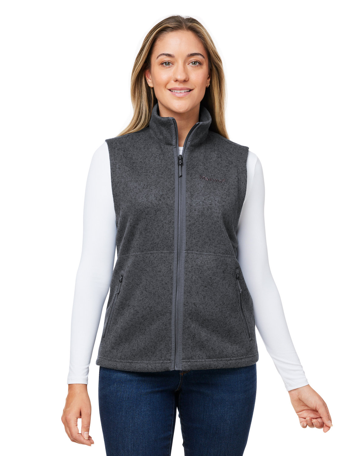 Ladies Dropline Fleece Vest-Marmot