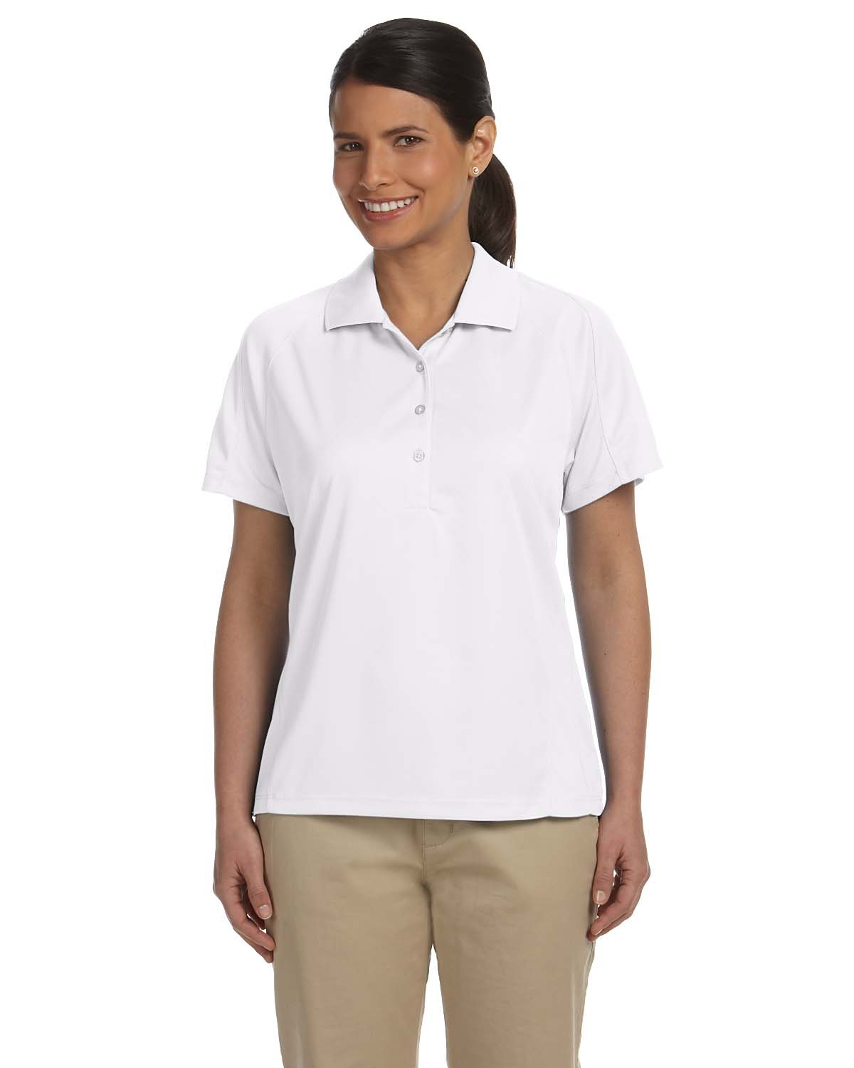 Ladies Polytech Mesh Insert Polo-Harriton