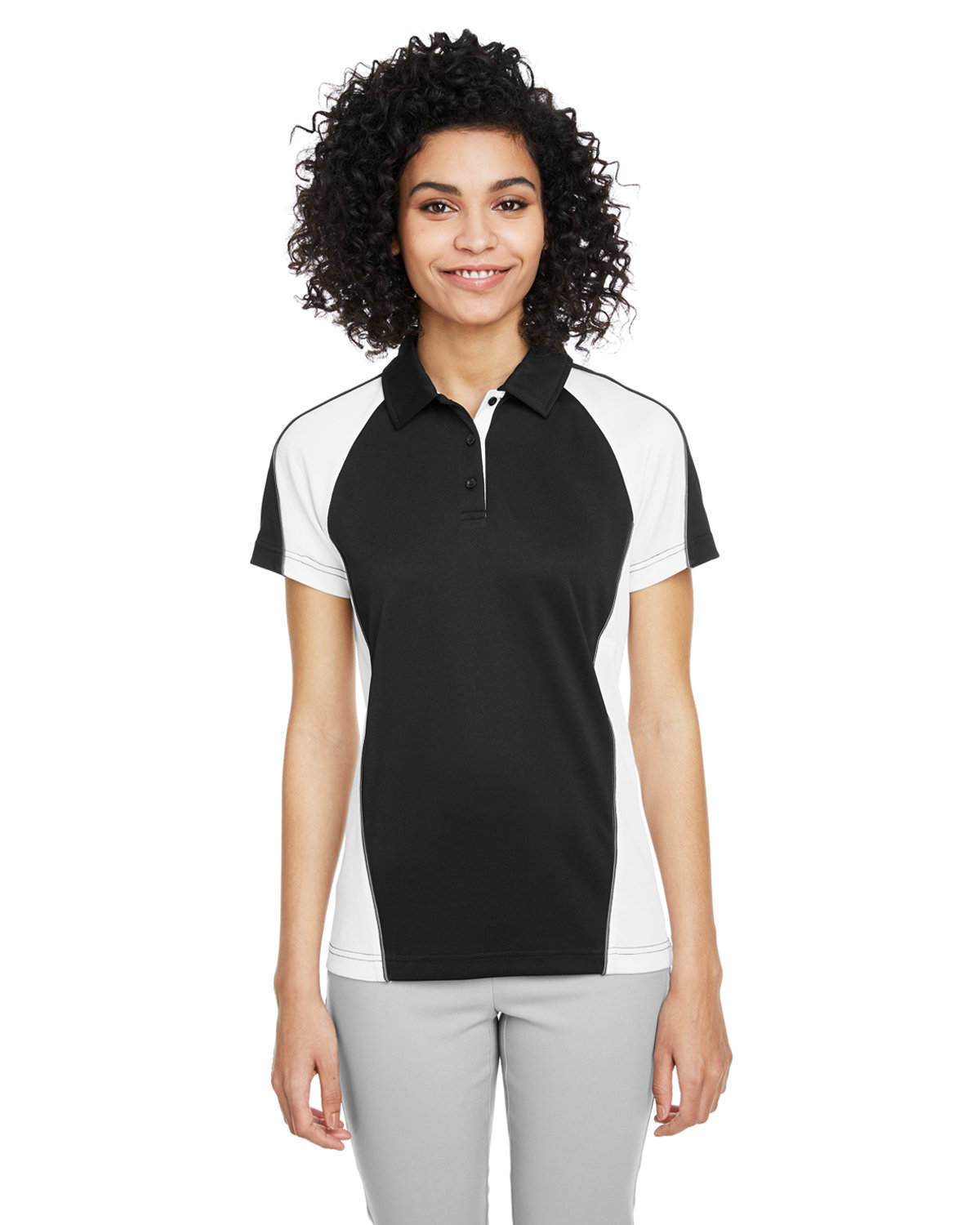 Ladies Advantage Snag Protection Plus Il Colorblock Polo-Harriton