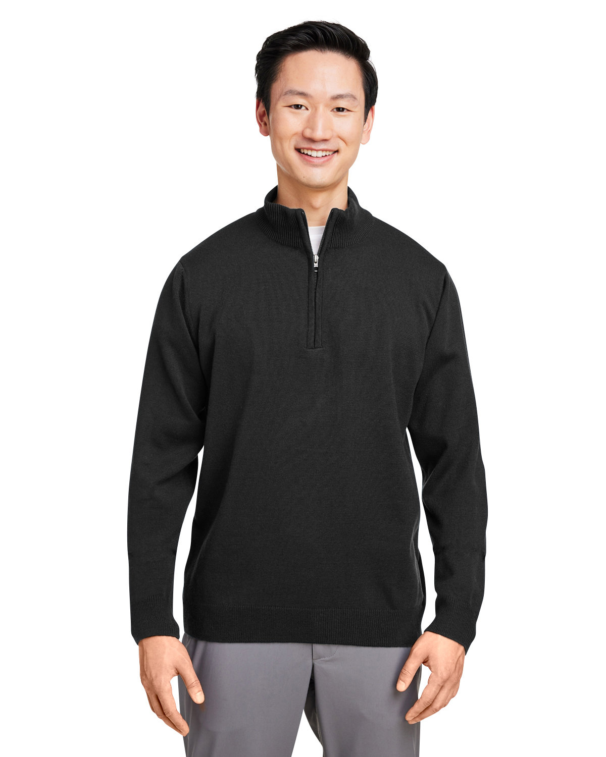 Unisex Pilbloc&#8482; Quarter&#45;Zip Sweater-Harriton