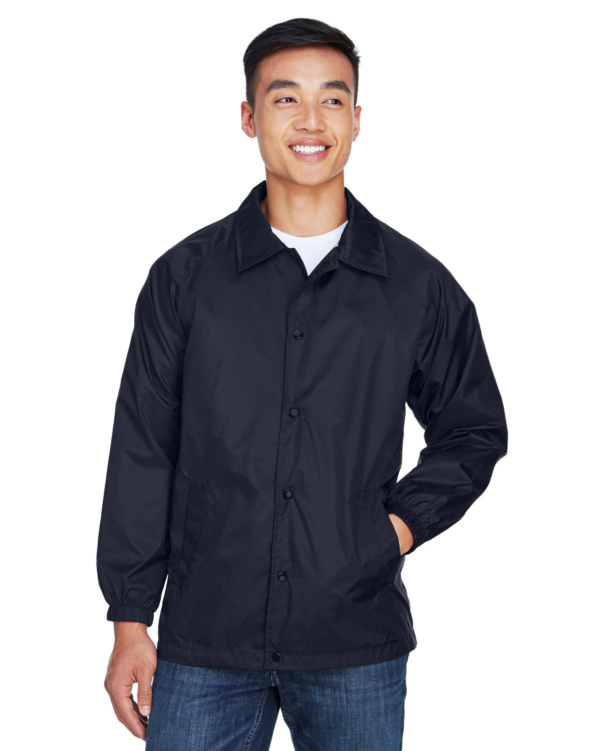 Adult Nylon Staff Jacket-Harriton