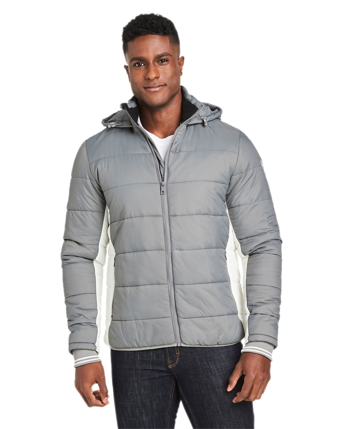 Mens Nautical Mile Puffer Packable Jacket-Nautica