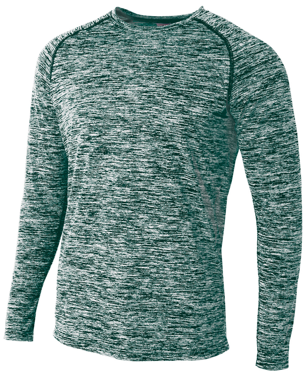 Adult Space Dye Long Sleeve Raglan T&#45;Shirt-A4