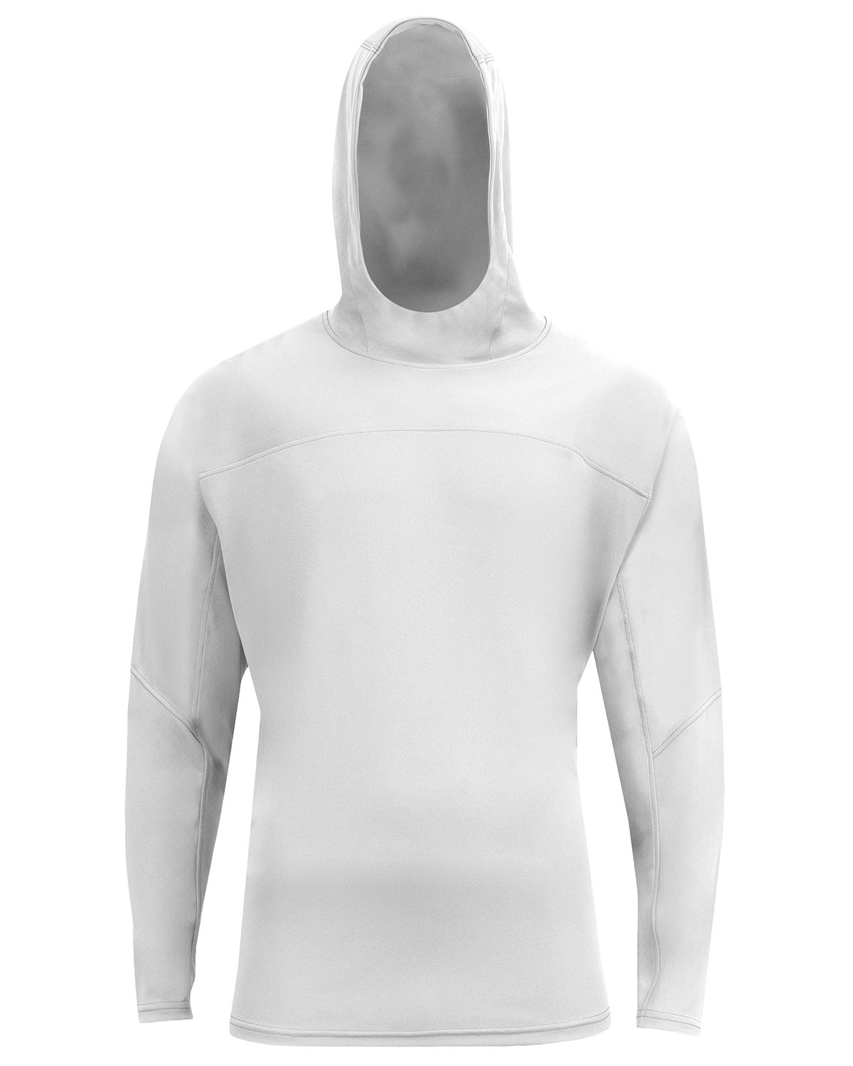 Unisex Airflex Long&#45;Sleeve Scuba Neck Hooded T&#45;Shirt-A4