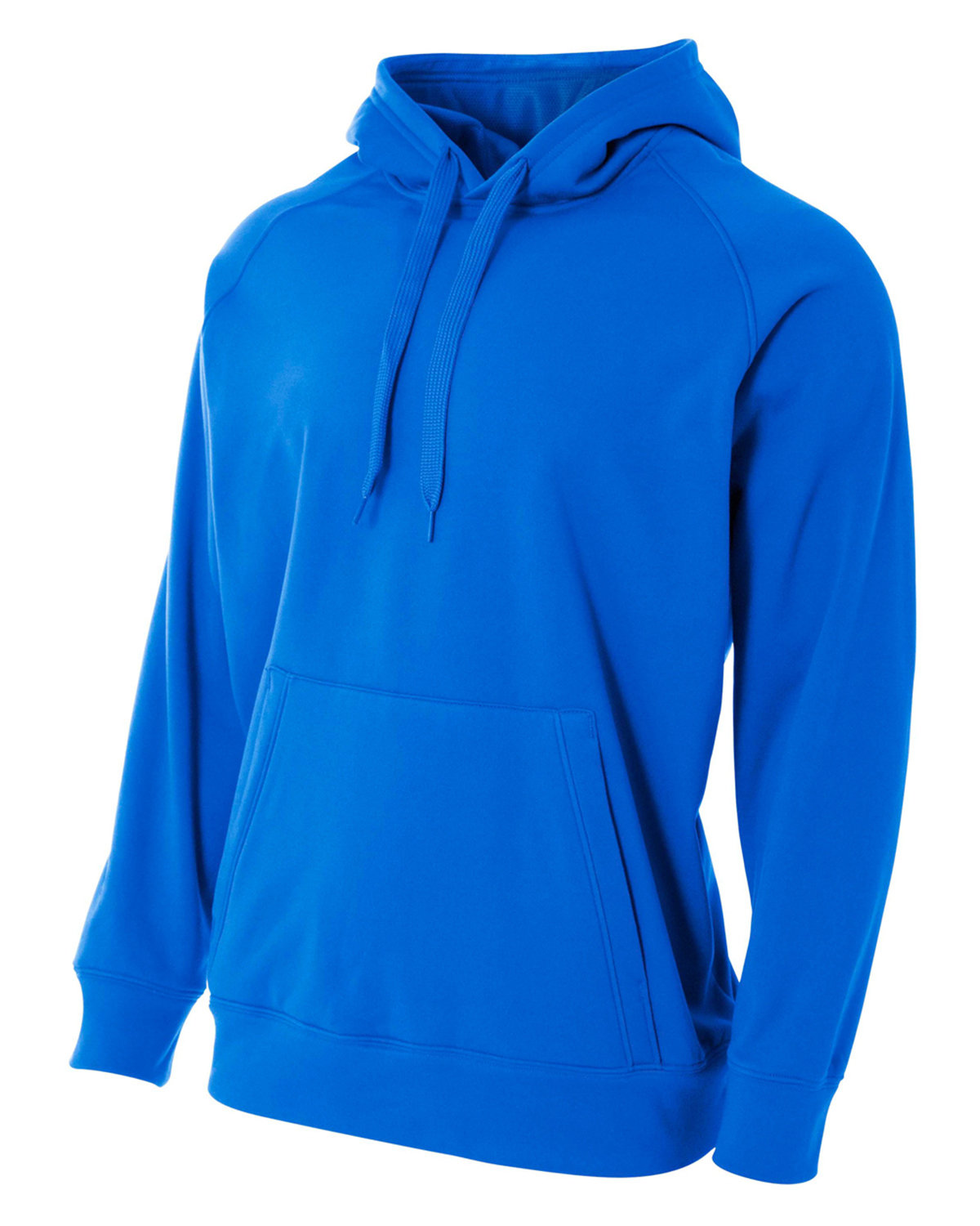 Mens Solid Tech Fleece Hoodie-A4