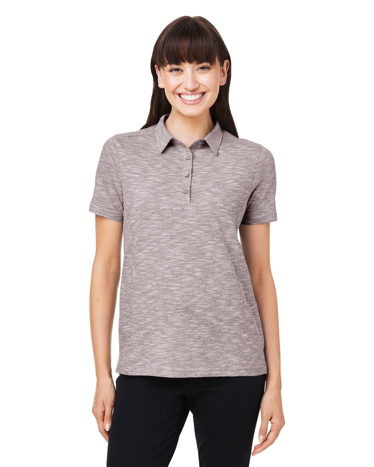 Ladies Eclipse Jacquard Polo-North End