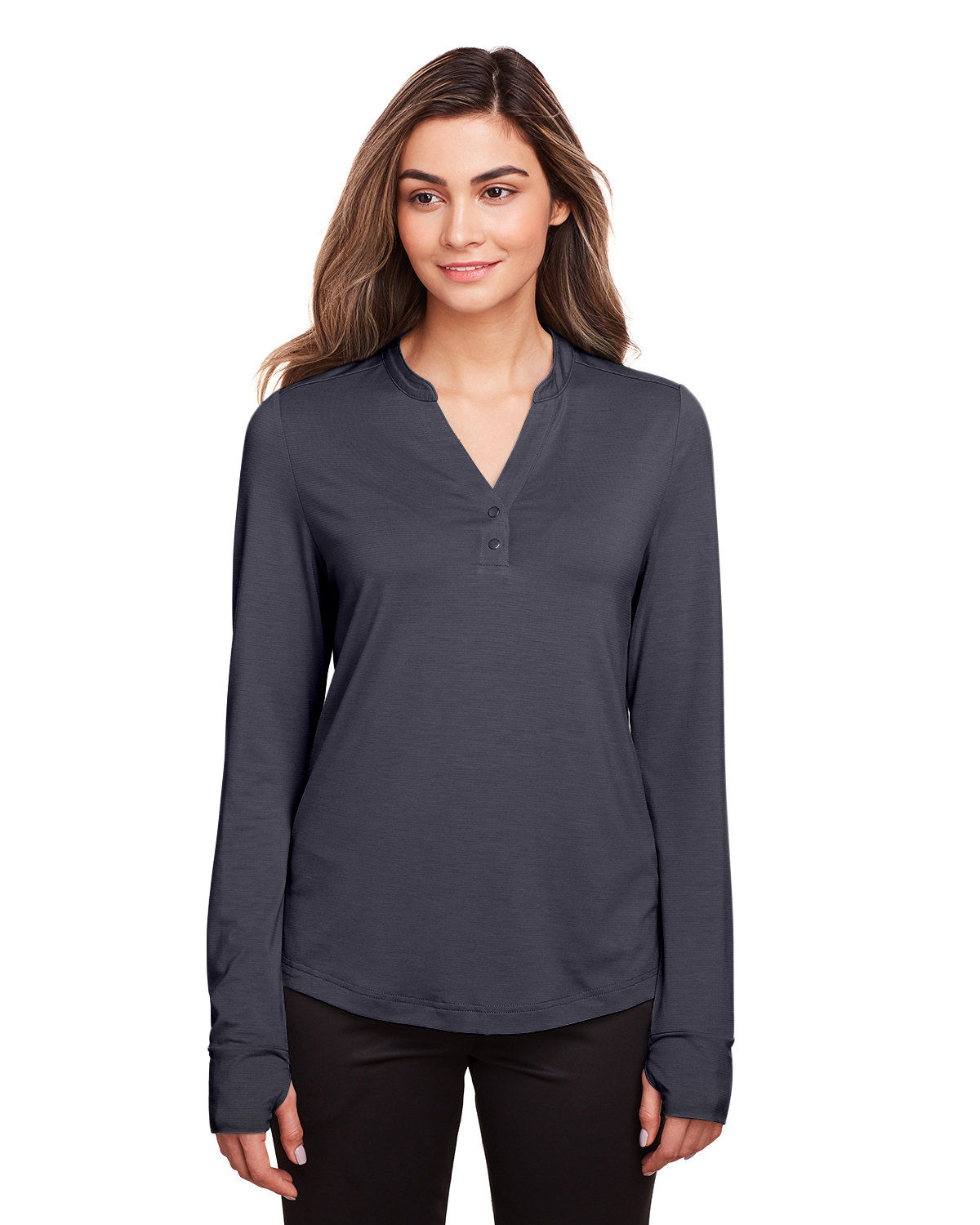 Ladies Jaq Snap&#45;Up Stretch Performance Pullover-North End
