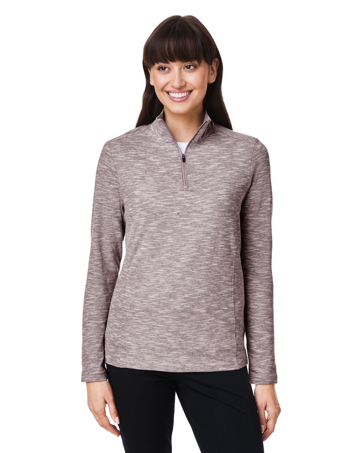 Ladies Eclipse Jacquard Quarter-Zip-North End