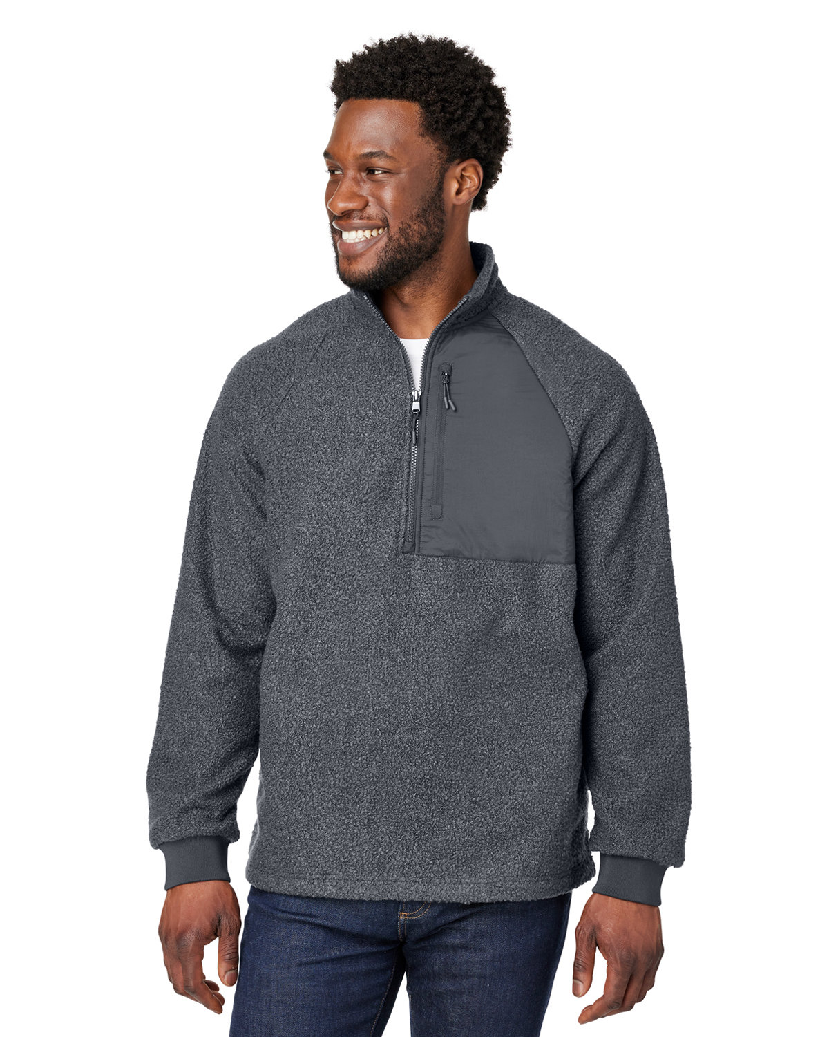 Mens Aura Sweater Fleece Quarter&#45;Zip-North End