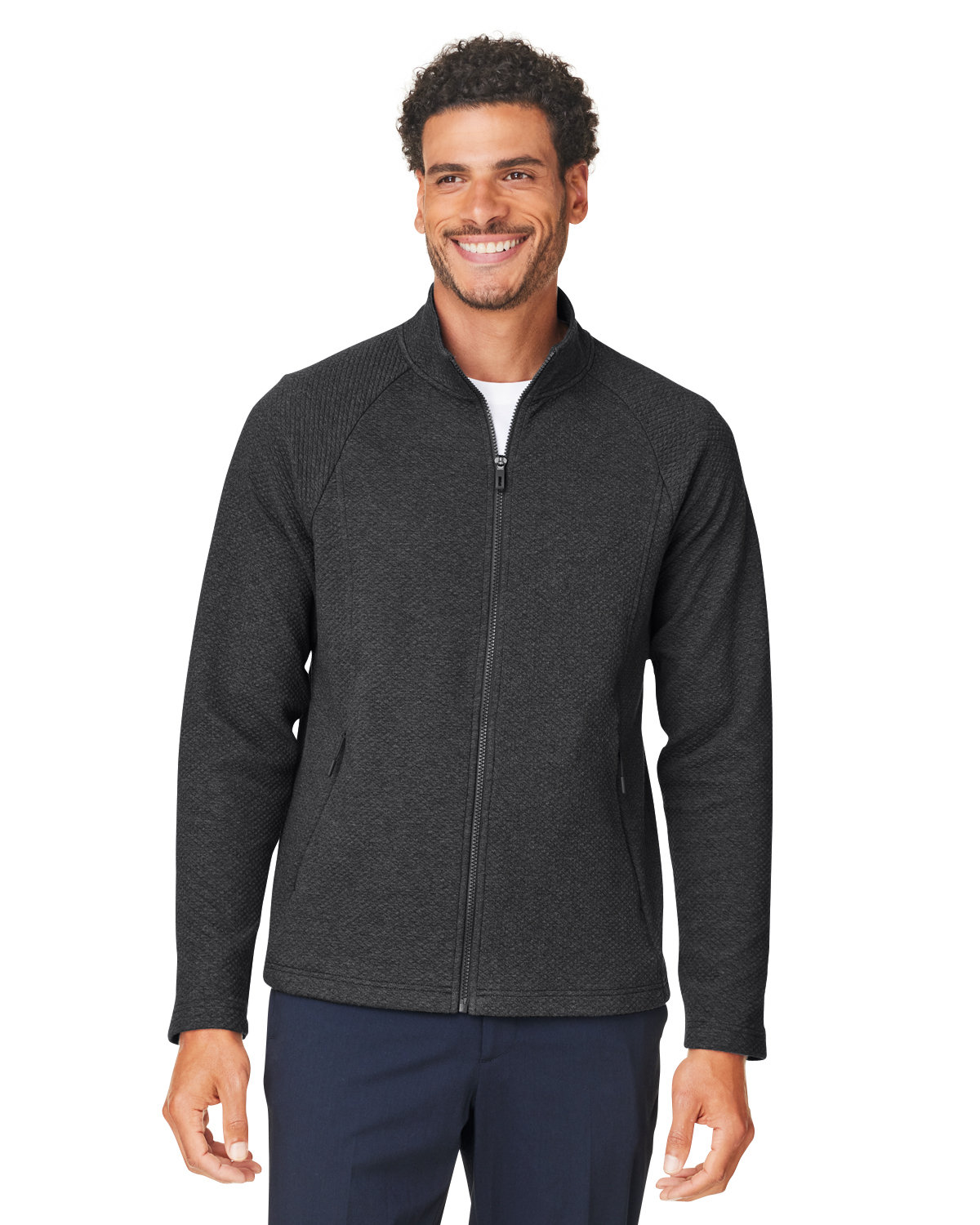 Mens Spirit Textured Full&#45;Zip-North End