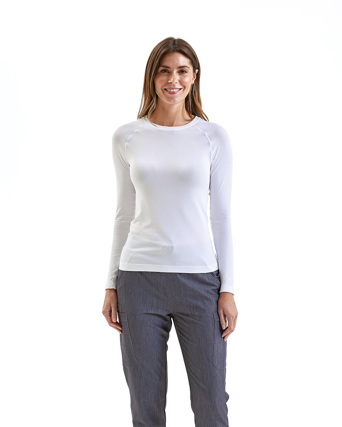 Ladies Unstoppable Long-Sleeve Fresh Underscrub Baselayer-Onna By Premier