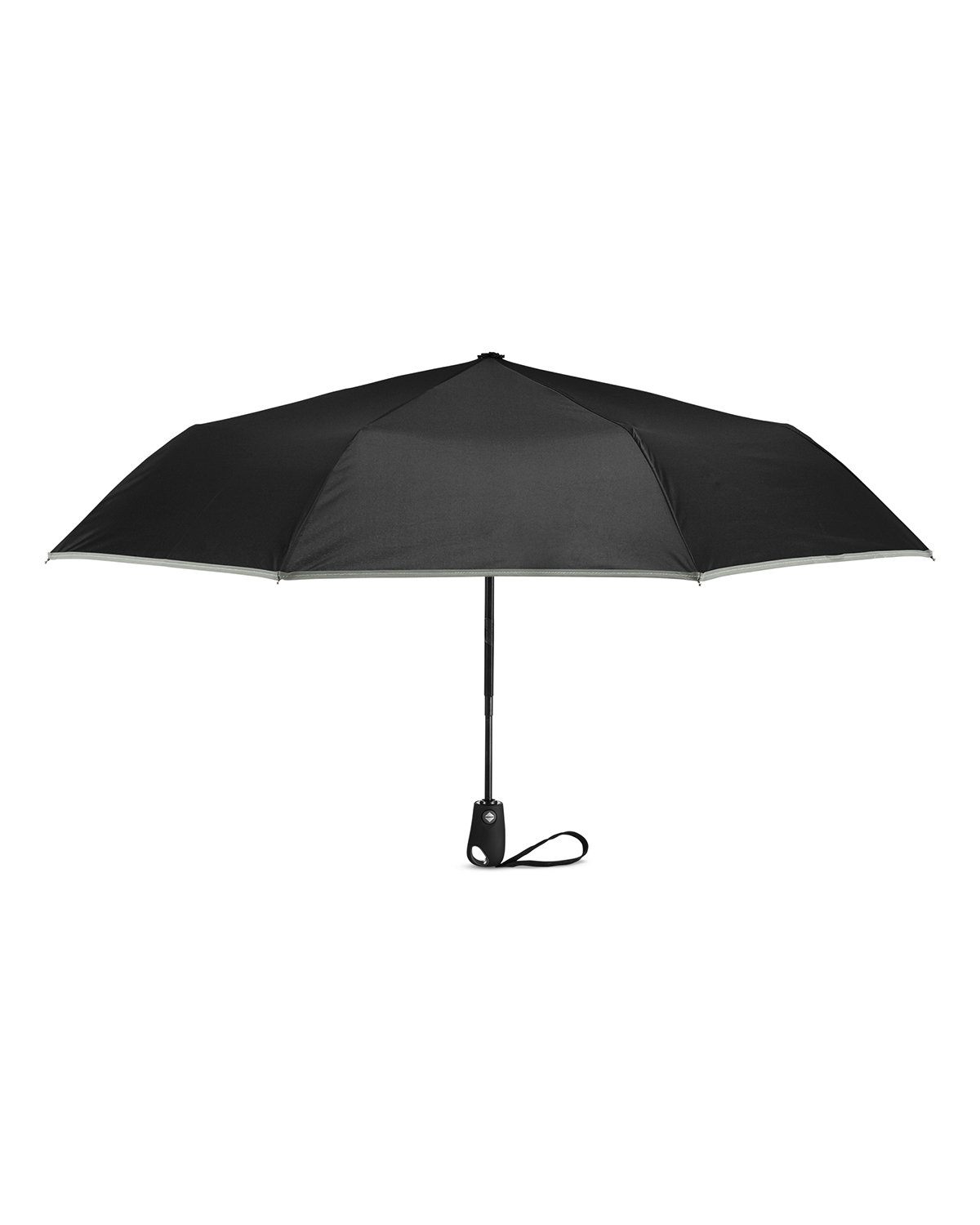 Auto-Open Umbrella With Reflective Trim-