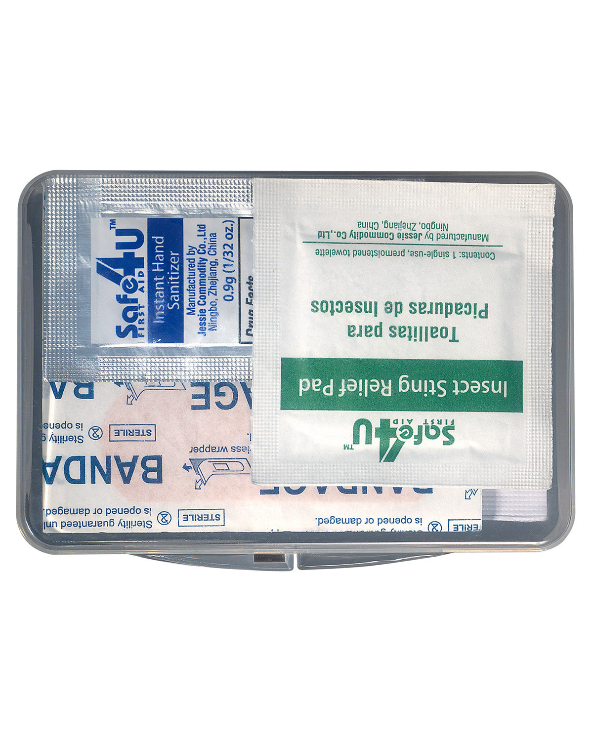 First Aid Kit In Plastic Case-
