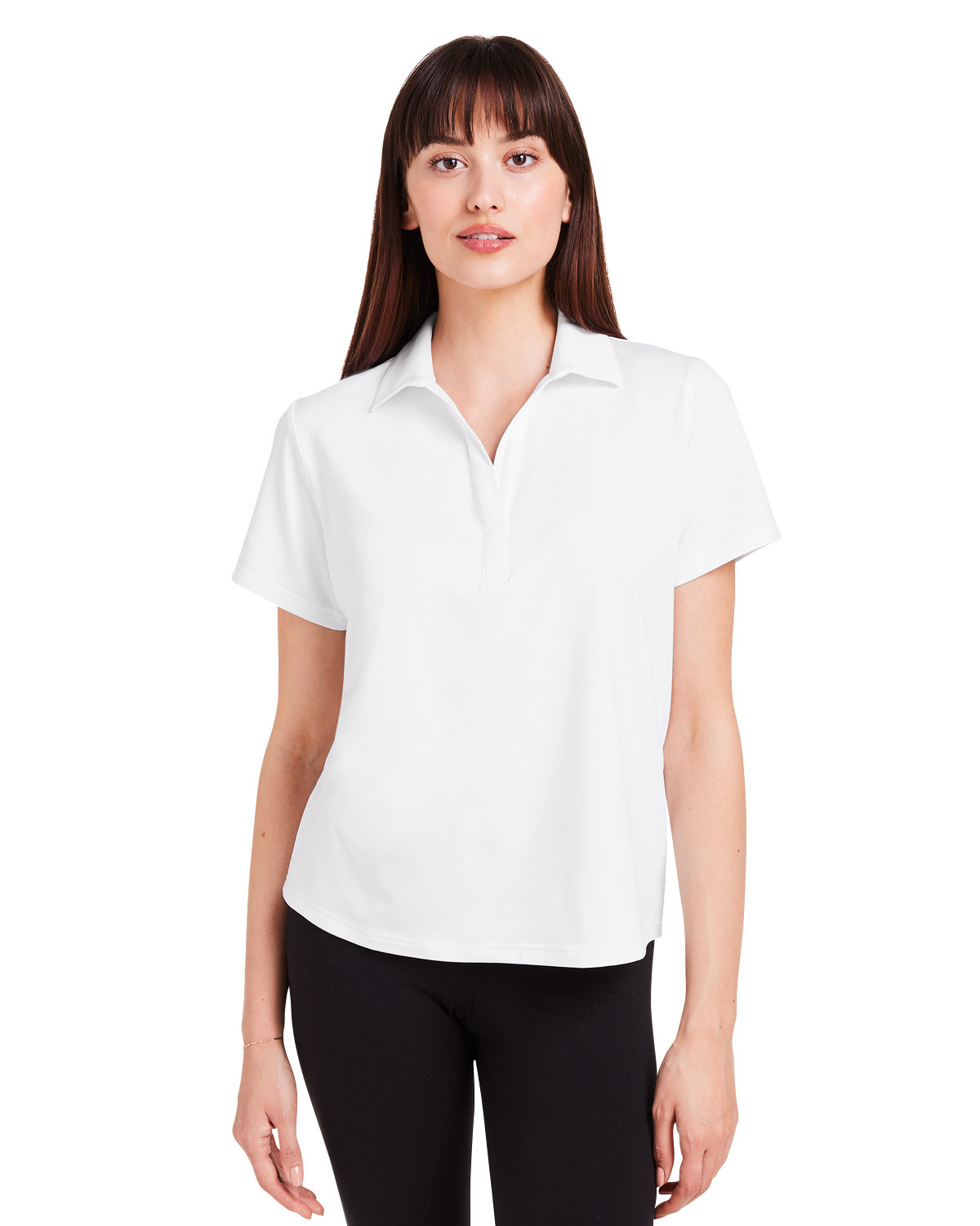 Ladies Marbled Fairway Polo-Glyder