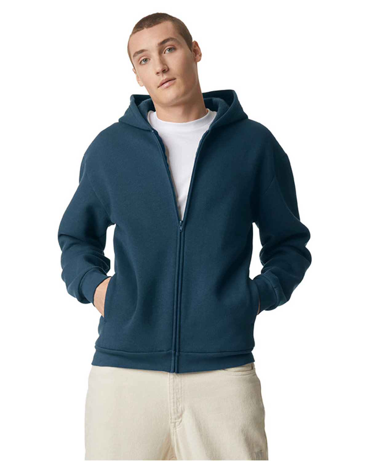 American Apparel Unisex ReFlex Fleece Full Zip Hoodie FREE SHIPPING!