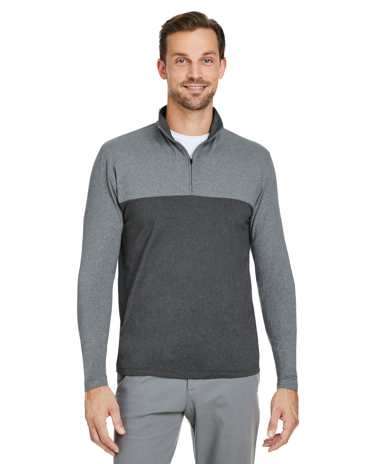 Mens Spyre Flex Colorblock Quarter-Zip-Spyder