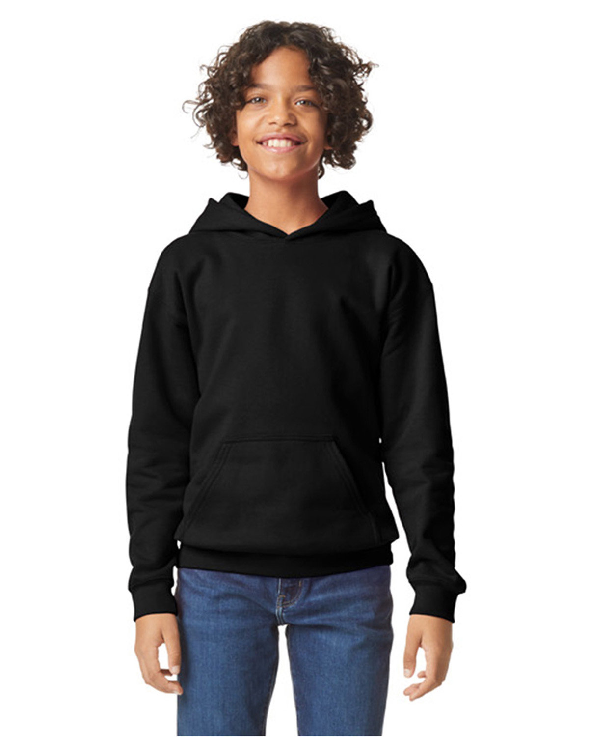 Youth Softstyle Midweight Fleece Hooded Sweatshirt