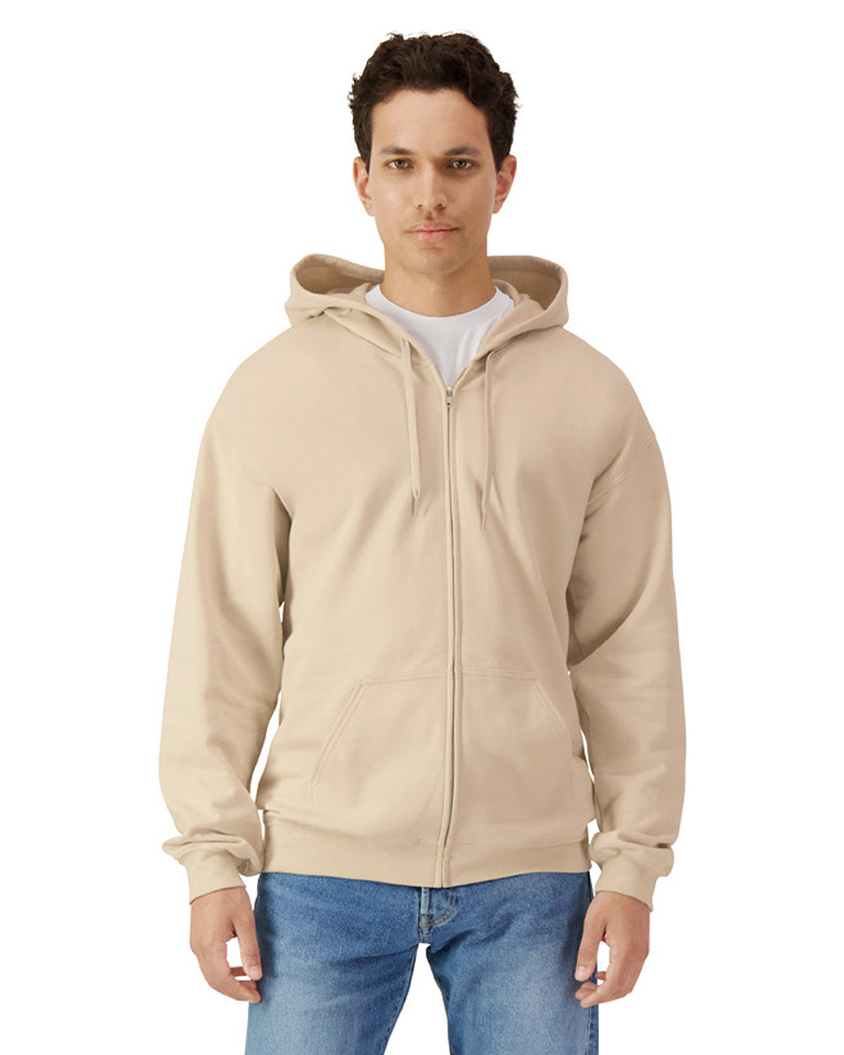 Unisex Softstyle Fleece Hooded Sweatshirt-Gildan