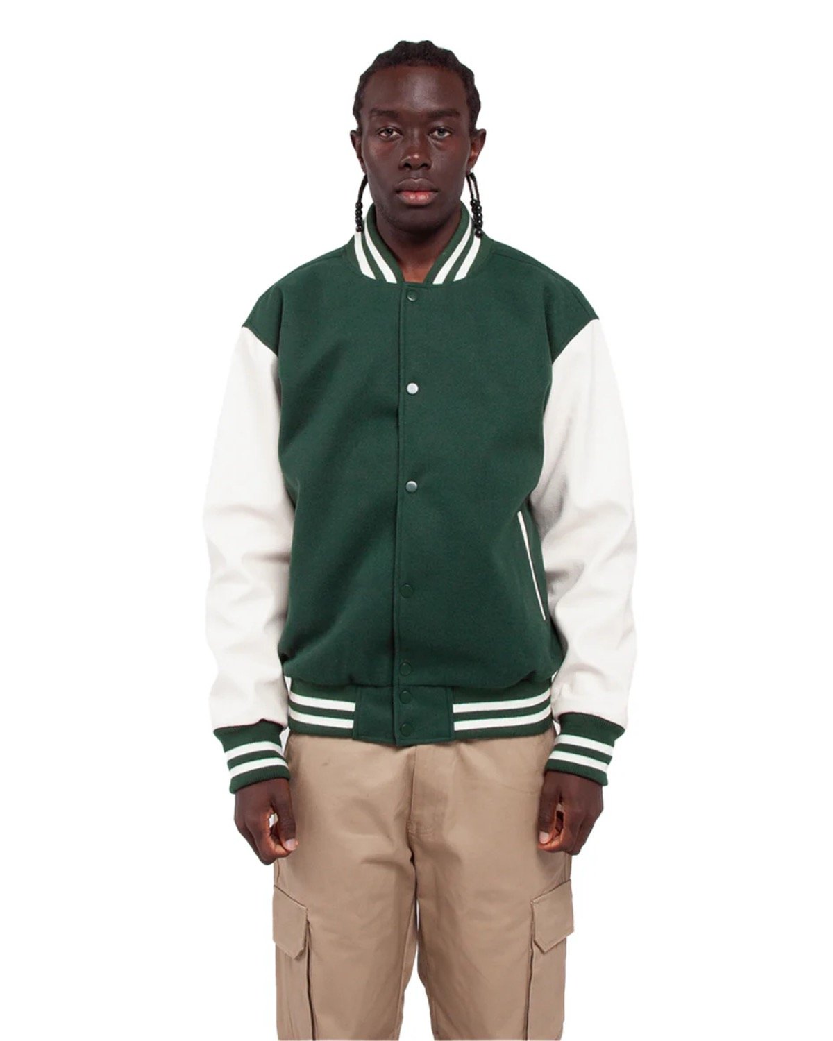 Mens Letterman Jacket-Shaka Wear