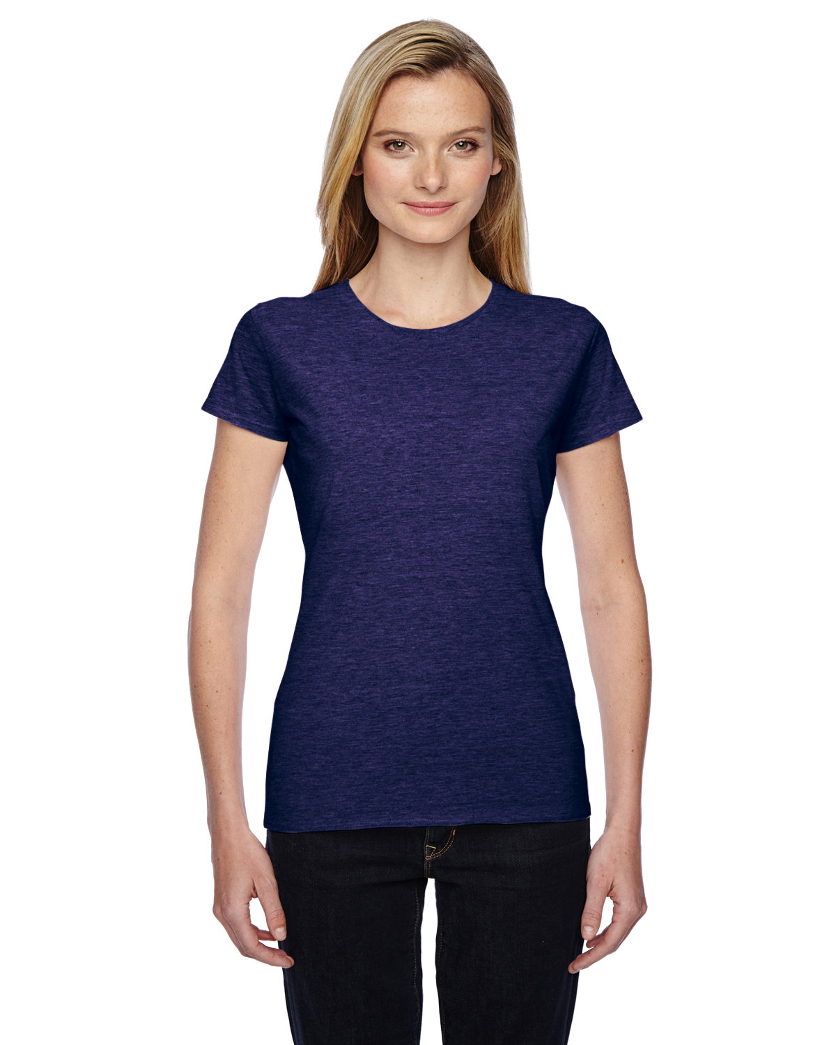 Ladies Sofspun&#174; Jersey Junior Crew T&#45;Shirt-Fruit of the Loom